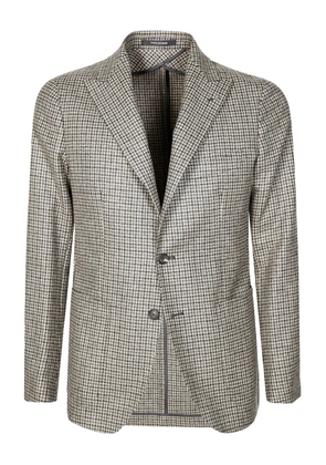 Tagliatore houndstooth-pattern blazer - Brown