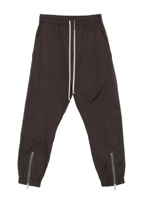 Rick Owens drawstring zip-cuff trousers - Grey