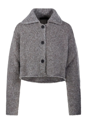 Fabrizio Del Carlo button-fastening cardigan - Grey
