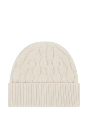 Eleventy cable-knit beanie - Neutrals