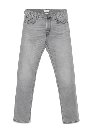 Jacob Cohën embroidered-pocket jeans - Grey