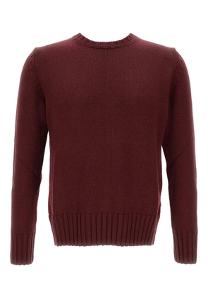 Customer Lovers crew-neck ribbed sweater - Red