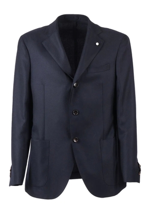 LUIGI BIANCHI MANTOVA button blazer - Blue