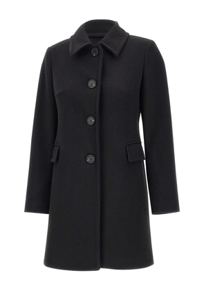 kaos single-breasted flap-pocket coat - Black