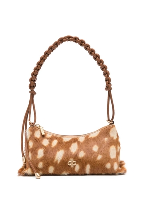 Cult Gaia Osa spotted shoulder bag - Brown