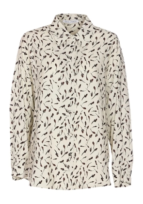 MAR DE MARGARITAS floral-pattern button-down shirt - Neutrals