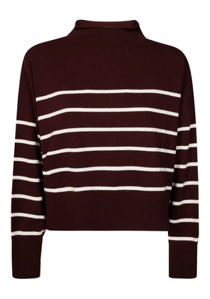 8pm Anne horizontal-striped knitwear - Brown