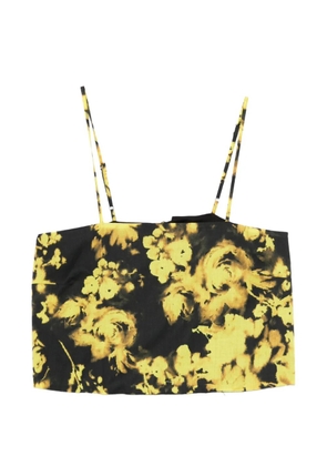 Erika Cavallini floral-pattern top - Black