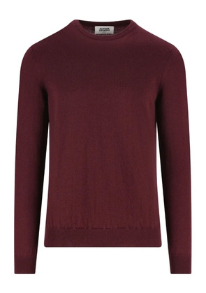 ALPHA STUDIO crew-neck cashmere sweater - Red
