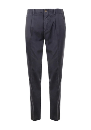 Myths pleated wool pants - Blue