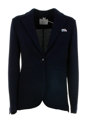 Circolo 1901 textured single-breasted jacket - Blue