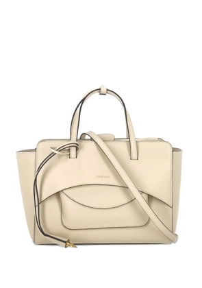 HIDESINS magnetic-fastening tote bag - Neutrals