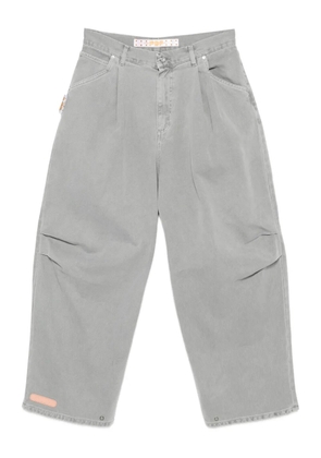 PDF wide-leg jeans - Grey