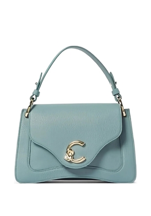Coccinelle C-Me small flap logo tote bag - Blue