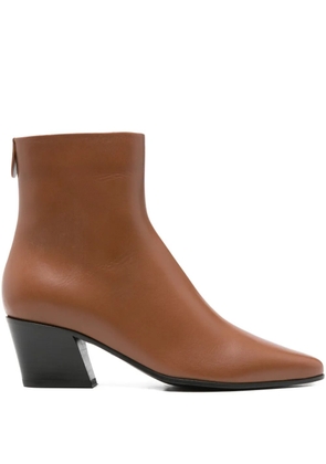 Giorgio Armani 55mm pointed-toe boots - Brown