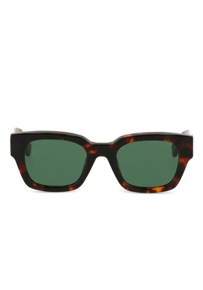 Off-White Eyewear tortoiseshell round-frame sunglasses - Brown