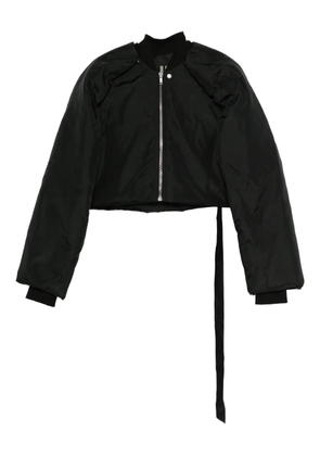 Rick Owens DRKSHDW cropped bomber jacket - 09 BLACK