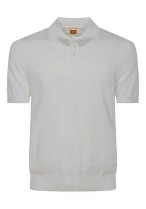 Alpha Industries short-sleeve buttoned polo shirt - White
