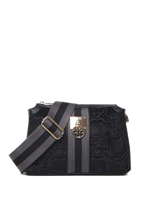 V°73 Cate quilted-effect shoulder bag - Black