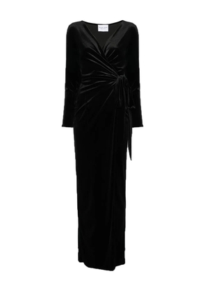 ALESSANDRO LEGORA velvet maxi dress - Black