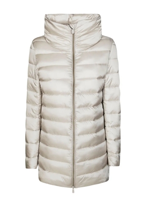 Save The Duck Lydia high-neck quilted coat - Neutrals