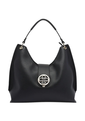 V°73 Federica push-lock clover shoulder bag - Black