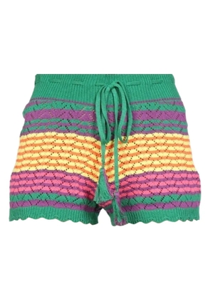 Gallo tassel-detail drawstring shorts - Green