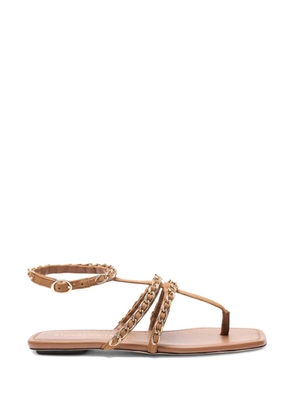 Stuart Weitzman Soluxe crystal sandals - Neutrals