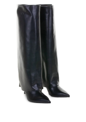 GUGLIELMO ROTTA 80mm Ahliana leather knee-high boots - Black