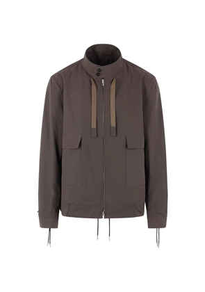 sacai patch-pocket jacket - Brown