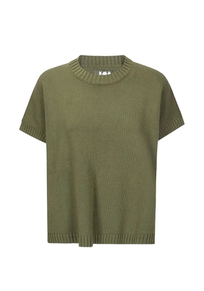 Labo Art ribbed short-sleeve T-shirt - Green