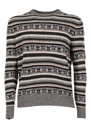 Ballantyne round-neck sweater - Grey