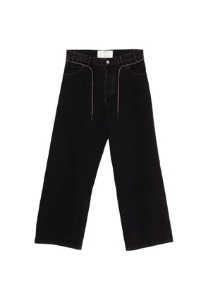 Song For The Mute drawstring jeans - Black