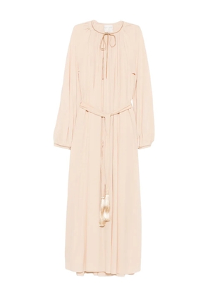 Forte Forte tassel-belt dress - Neutrals