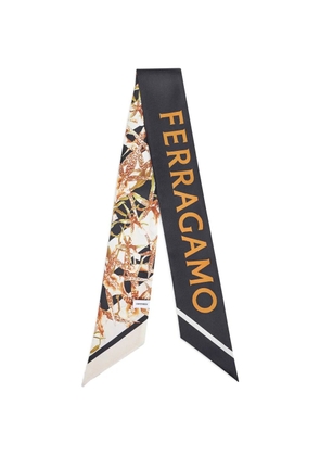 Ferragamo Gaia floral-print scarves - Black