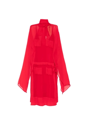 Nº21 pocket tie dress - Red