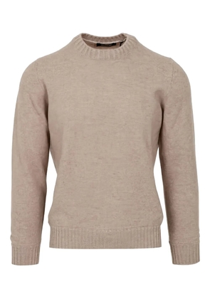 Gran Sasso ribbed knitwear sweater - Neutrals