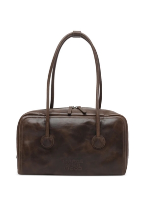 Marge Sherwood Soft Boston leather shoulder bag - Brown