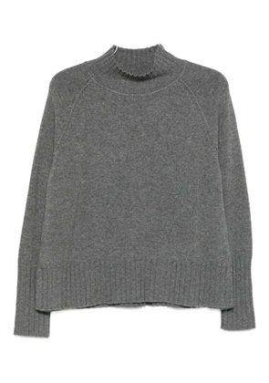 BeYou high-neck cashmere sweater - Grey