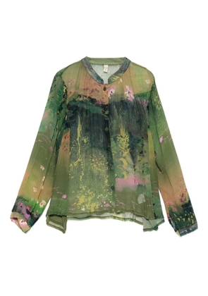 YAVI printed blouse - Green