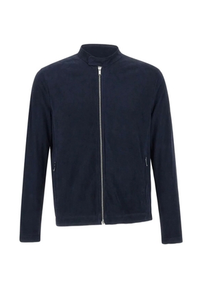 CONCEPT LEATHER Siena nappa-leather jacket - Blue