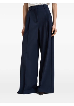 Weekend Max Mara high-rise wide-leg trousers - Blue