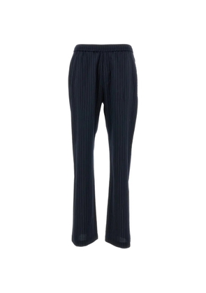 Barena pinstriped elasticated trousers - Blue