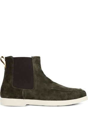 Moorer Cesar suede chelsea boots - Green
