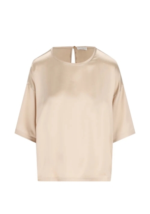 Brunello Cucinelli boxy top - Neutrals