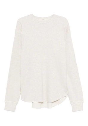 Chimala curved-hem T-shirt - Neutrals