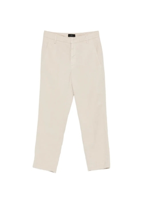 DONDUP logo-detail trousers - Neutrals