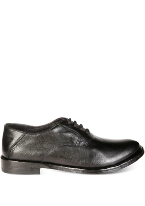 MORGILLO leather Oxford shoes - Black