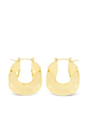 Lizzie Fortunato hammered hoops earrings - Gold