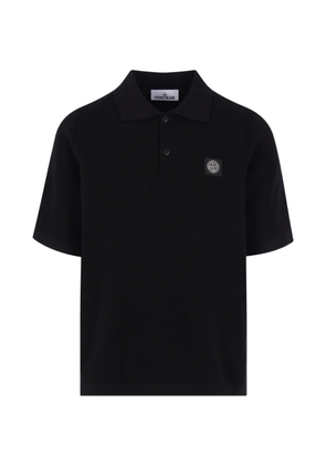Stone Island short sleeve polo shirt - Black